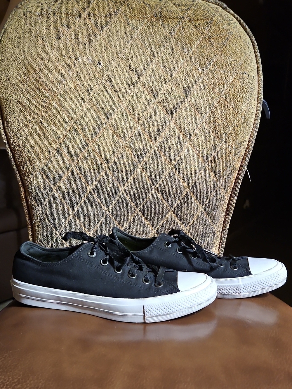 Converse Chuck Taylor All Star II Ox Lace Up Low Top Sneakers Shoes Lunarlon